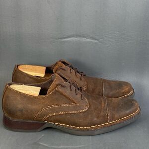 RJ COLT ‘ALL NIGHT’ suede leather Oxford shoes mens size  10.5